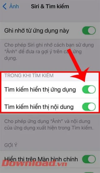 Navodila za iskanje fotografij z uporabo vrstice Spotlight v iPhonu