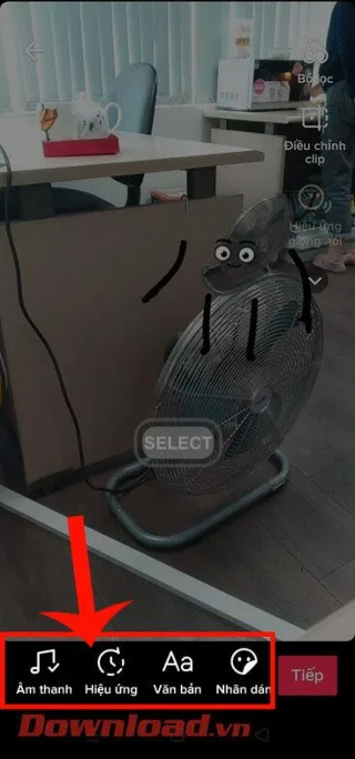 Инструкции за заснемане на видеоклипове в TikTok с ефекти на танцуващи обекти