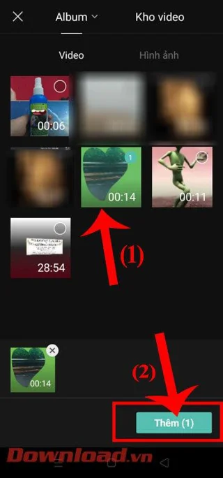 Pridávanie videa na CapCut