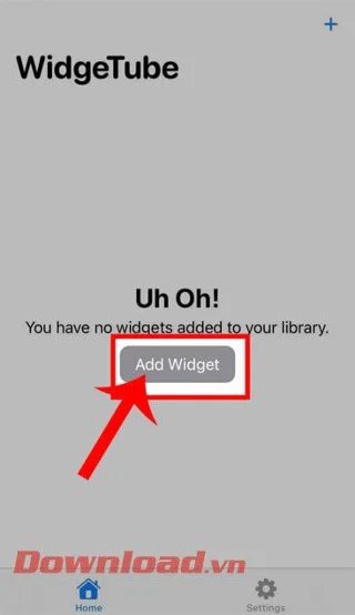 Navodila za uporabo pripomočka WidgeTube YouTube za iPhone
