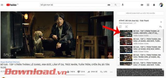 Norādījumi filmas Krusttēvs skatīšanai vietnē Youtube