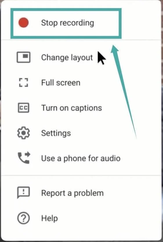 Kako posneti video sestanka v storitvi Google Meet