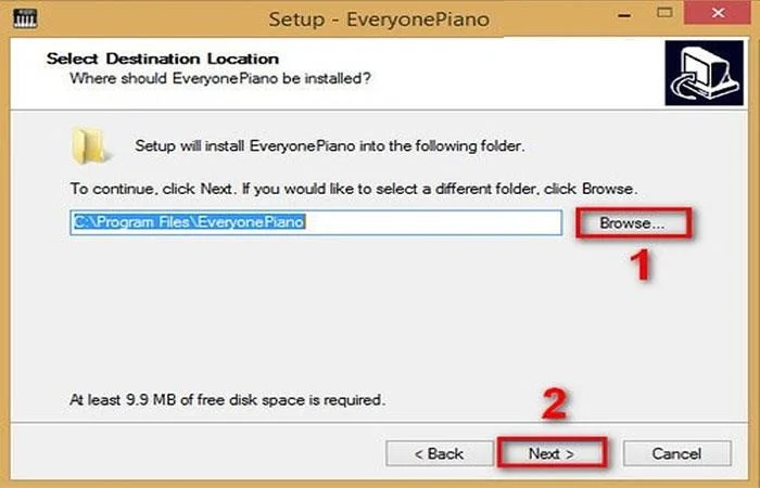 Navodila za namestitev programske opreme Everyone Piano