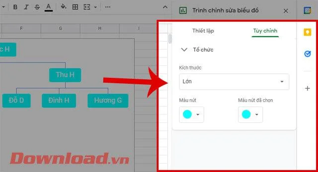 Norādījumi par ģenealoģisko un organizatorisko diagrammu izveidi Google izklājlapās