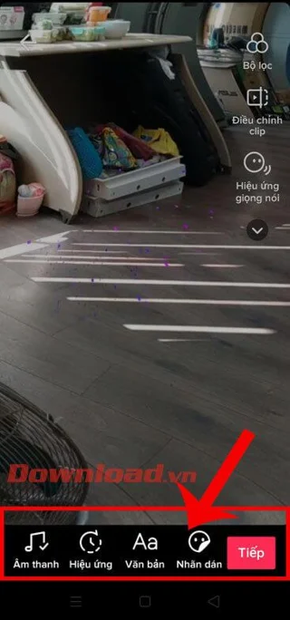 Norādījumi tinumu kustību video ierakstīšanai vietnē Tik Tok