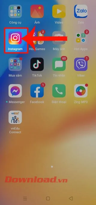 Navodila za iskanje prijateljev na Instagramu prek Facebooka