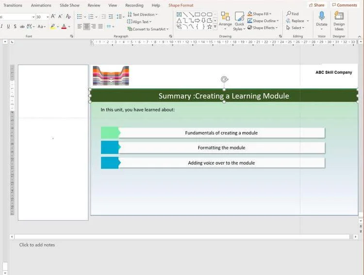 Kā izveidot mācību moduļus, izmantojot Microsoft PowerPoint