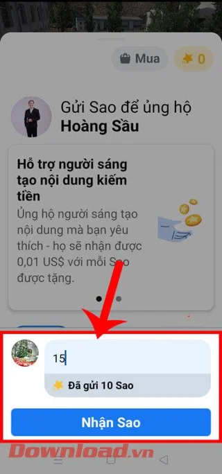 Navodila za dodeljevanje zvezdic igralcem iger na Facebook Gaming