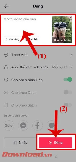 Navodila za ustvarjanje videoposnetkov z besedilom po besedilu pesmi na TikTok