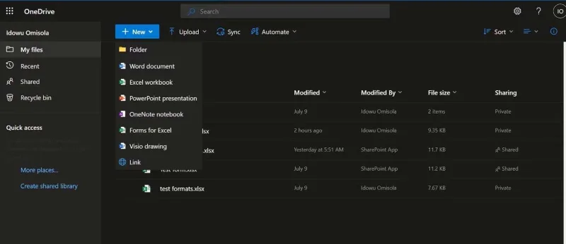 A válaszok szinkronizálása a Microsoft Forms-on az Excellel