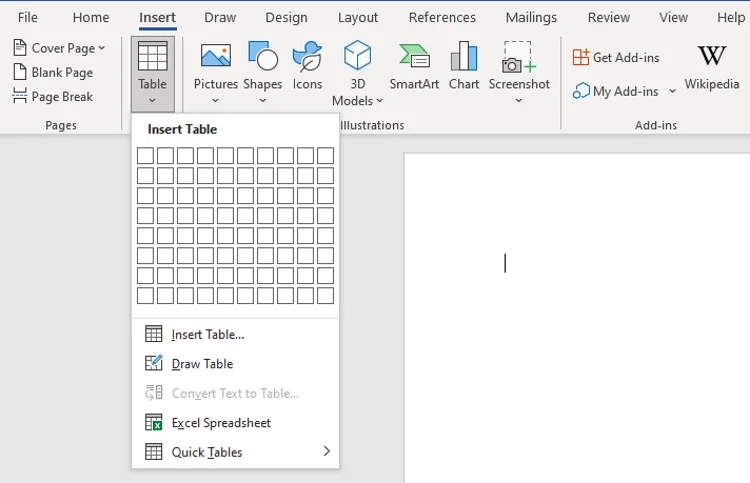 Kā lietot Draw Table programmā Microsoft Word
