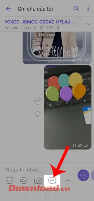 Navodila za ustvarjanje lastnega GIF-ja na Viberju