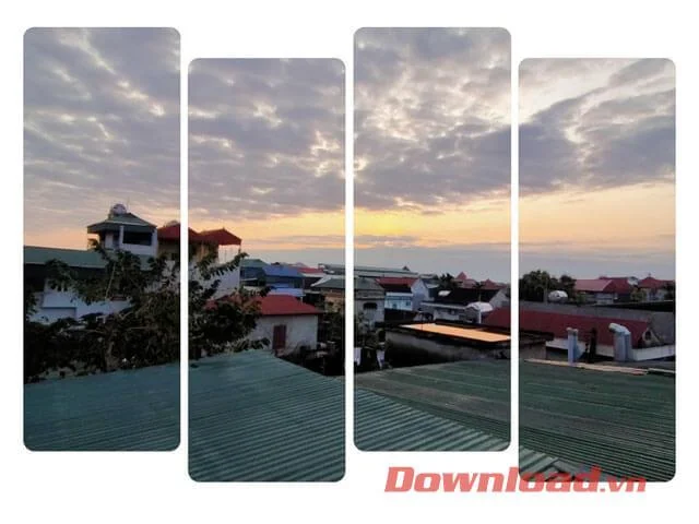 Kako urejati fotografije razdeljene v okvirje po novem Facebook trendu na telefonu