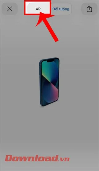 Norādījumi AR prezentāciju prezentēšanai iPhone 13 tālruņos
