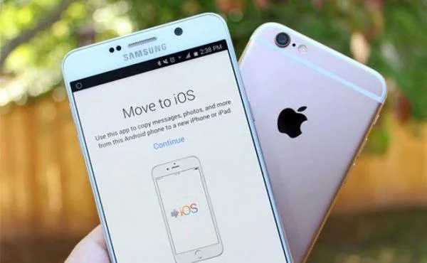 Pārsūtiet datus no Android uz iPhone