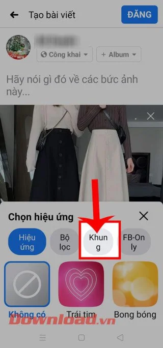 Инструкции за добавяне на рамки към снимки при публикуване във Facebook