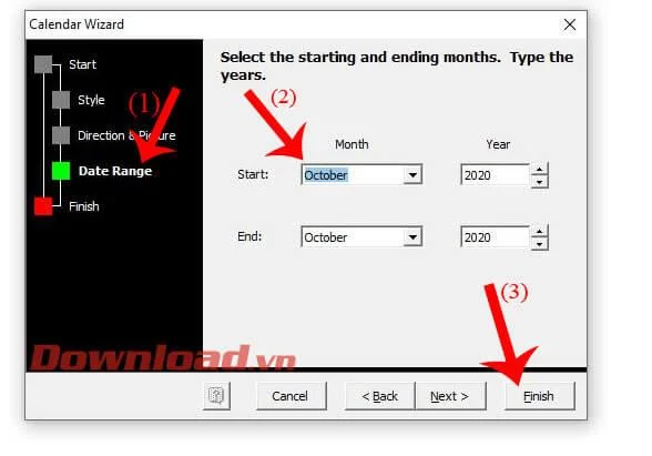 Инструкции за създаване на календар в Microsoft Word