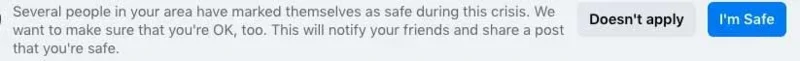 Kā atzīmēt sevi drošu Facebook