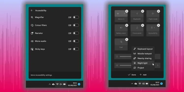 Windows 11: Как да използвате и персонализирате менюто за бързи настройки