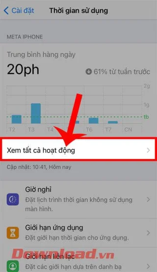 Инструкции за проверка на най-използваните приложения на iPhone