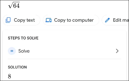 Kako rešiti matematične probleme z Google Lens