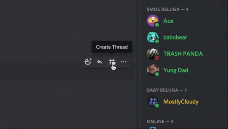 Krok k vytvoření vlákna