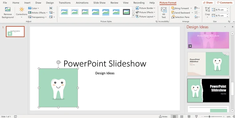 Kā izveidot profesionālas slaidrādes, izmantojot programmu PowerPoint Designer