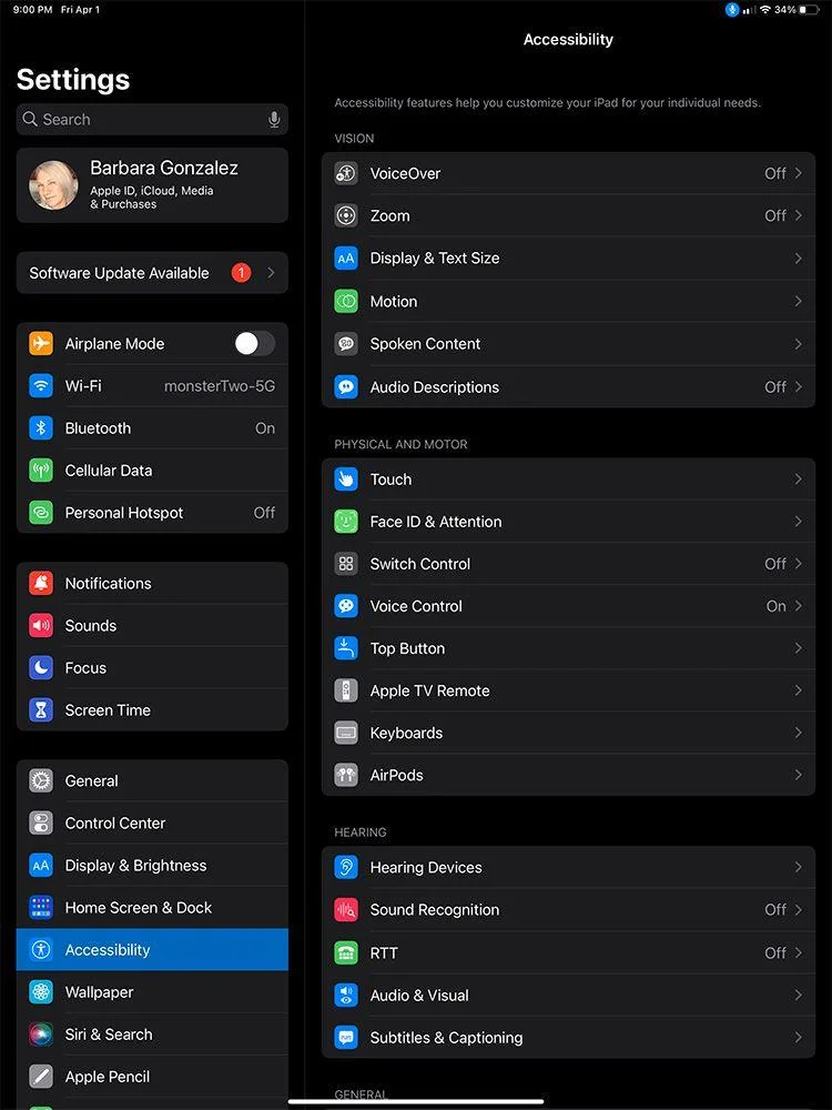 Πώς να ελέγξετε το iPad με φωνητικά χειριστήρια