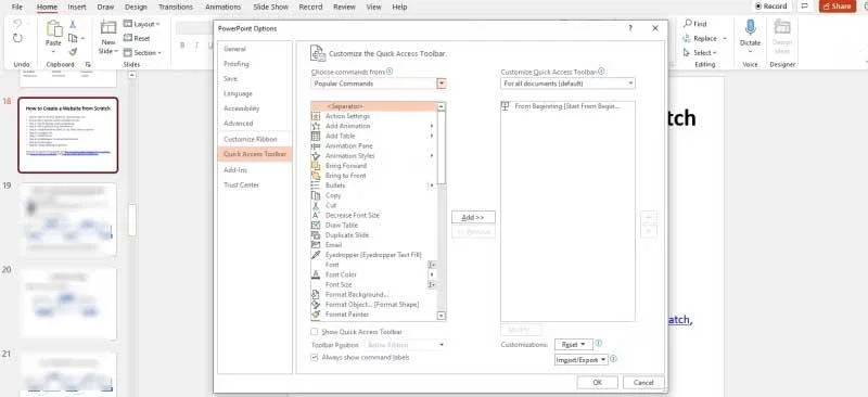 Kā pārvērst tekstu par runu programmā PowerPoint
