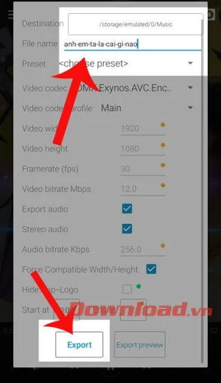 Norādījumi mūzikas videoklipu izveidei tālrunī