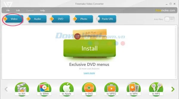 Kako pretvoriti video v MP3 s programom Freemake Video Converter