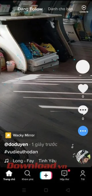 Norādījumi tinumu kustību video ierakstīšanai vietnē Tik Tok