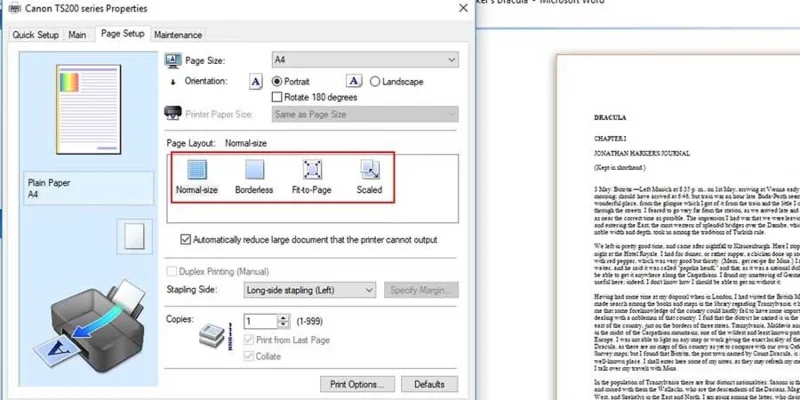 A Microsoft Word dokumentumok hibás nyomtatásának javítása