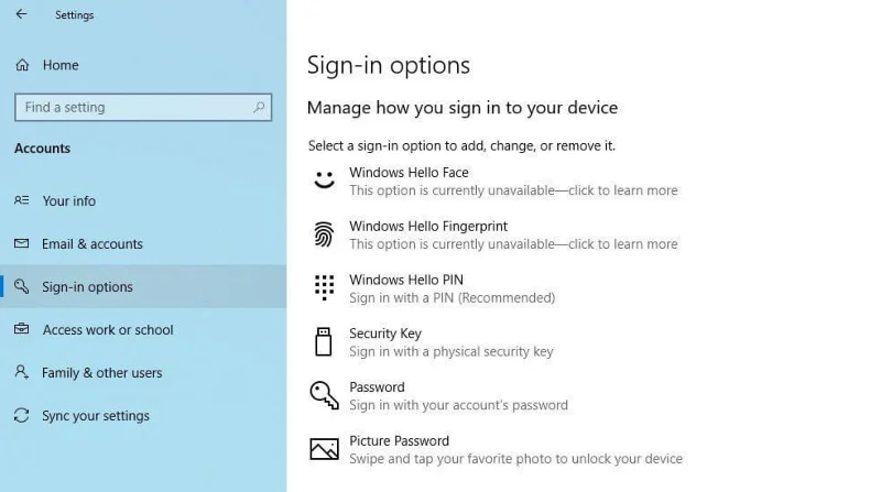Kā novērst kļūdu, kas saistīta ar nespēju ievadīt PIN operētājsistēmā Windows 10