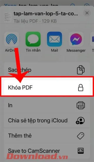 Útmutató a PDF fájl jelszavának beállításához iPhone készüléken