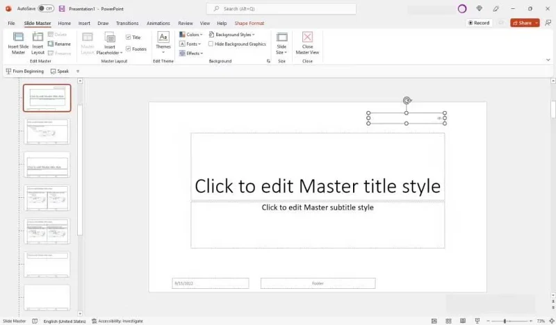 Kā pievienot vai noņemt slaidu numurus programmā PowerPoint