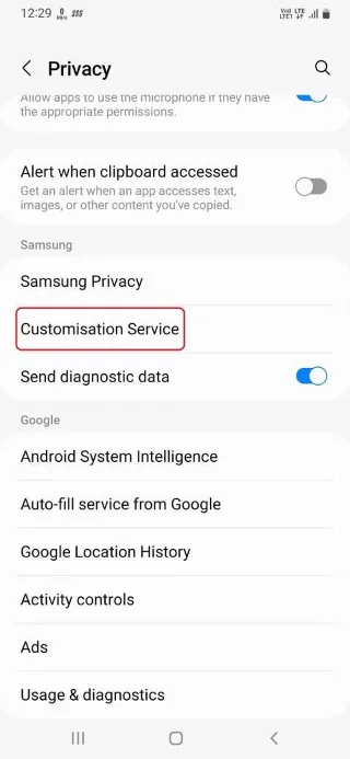 Samsung Galaxy viedtālruņa iestatījumi ir regulāri jāmaina