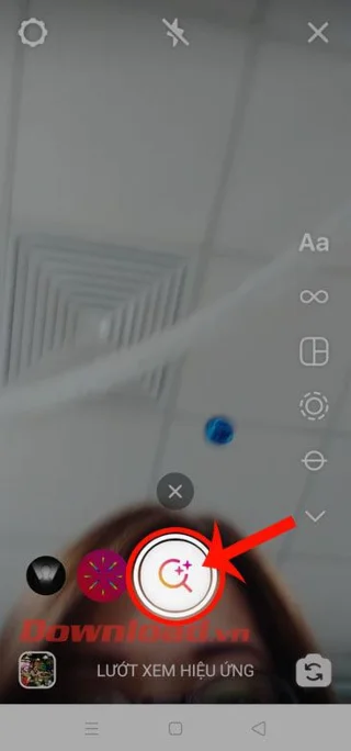 Инструкции за правене на снимки с филтър за пеперуди в Instagram