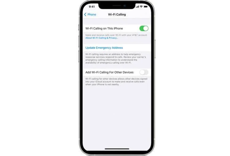 Kaj je WiFi klicanje na iPhone?