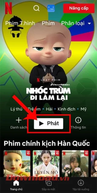 Predvajanje brezplačnih filmov na Netflixu