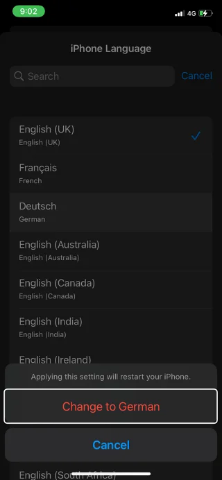 A VoiceOver funkció elsajátítása iPhone-on