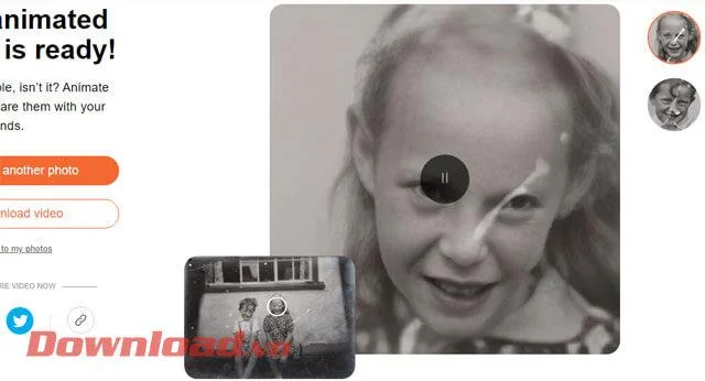 Kā atjaunot vecos fotoattēlus animācijās, izmantojot Deep Nostalgia