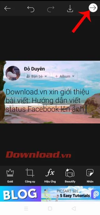 Инструкции за обединяване на Facebook статус към снимки