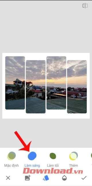 Kako urejati fotografije razdeljene v okvirje po novem Facebook trendu na telefonu
