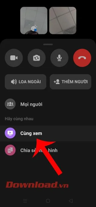 Инструкции за гледане на видеоклипове с приятели във Facebook Messenger
