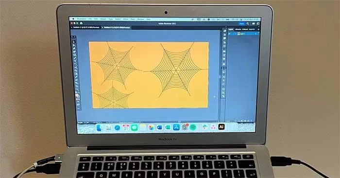 Kako narisati pajkovo mrežo v Adobe Illustratorju