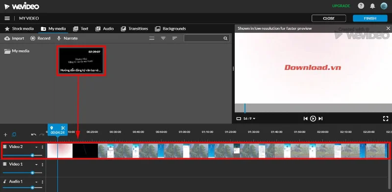 Norādījumi par Wevideo izmantošanu, lai profesionāli rediģētu videoklipus tiešsaistē
