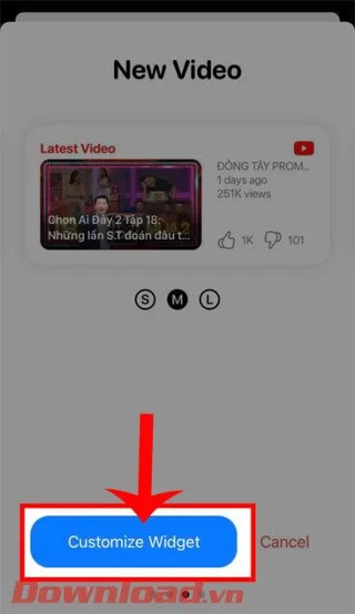 Navodila za uporabo pripomočka WidgeTube YouTube za iPhone