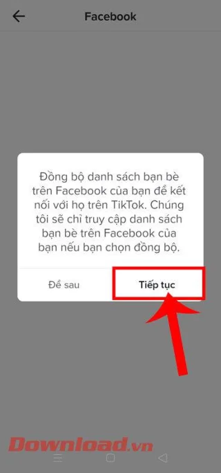 Инструкции за намиране на Facebook приятели в Tik Tok