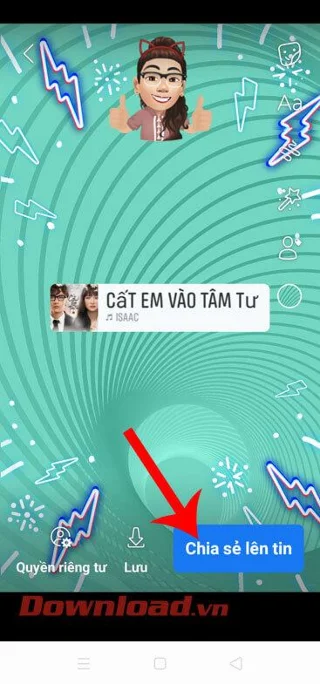 Navodila za vstavljanje glasbe v fotografije in videe na Facebook Story